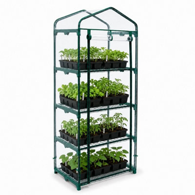 4-Tier Mini Growhouse Garden Greenhouse from B&Q