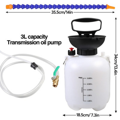 3L Manual Transmission Fluid Pump Gearbox Oil Filling Filler Tool Atf Adapter Uk from B&Q