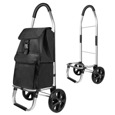 Xtra Large Shopping Trolley 40L Lightweight Strong Folding Cart Shopper 2 Wheels from B&Q