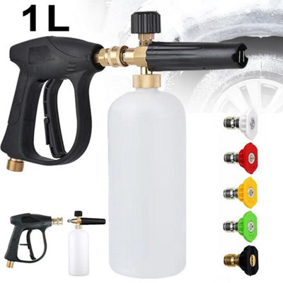 1L Bottle Snow Foam Spray Gun Car Wash Sprayer Lance from B&Q