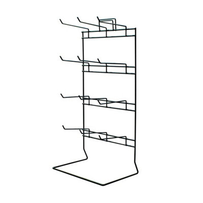  - 12 Fixed Hook Counter Stand BlackRetail Display Shops & Stalls