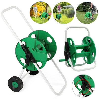  - Garden Water Hose Reel Cart Trolley Water Pipe Storage Hose Reel Trolley