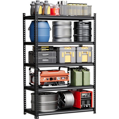  - 5-Tier Garage Shelving Unit Steel Utility Storage Rack Metal Shelves