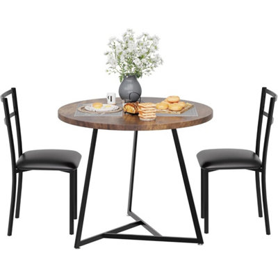  - Dining Table For 2,dining Table Chairs,dinner Table Retro Brown