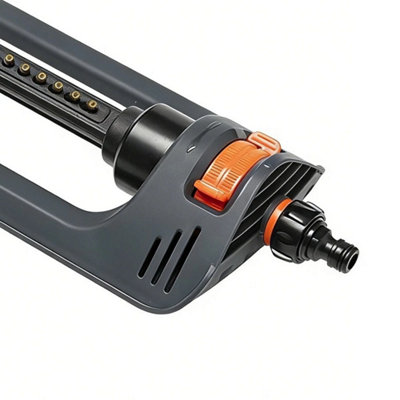 Oscillating Lawn Sprinkler -Garden Irrigation Sprayer Adjustable Water Grass from B&Q