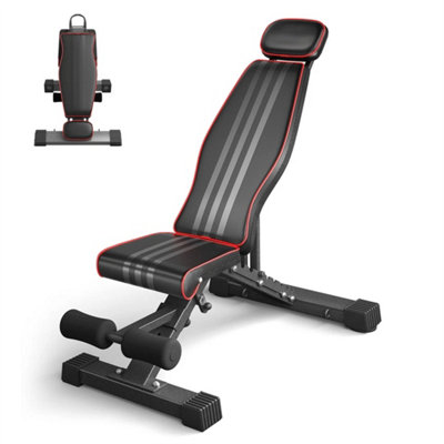 Weight Bench Adjustable Foldable Strength Training Full Body Workout Incline from B&Q