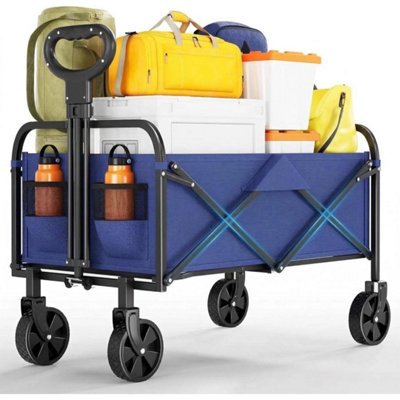 Festival Garden Camping Trolley 220L Folding Trolley Cart Wagon