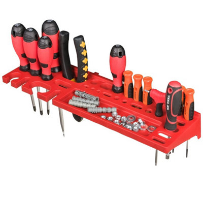 Wall Mounted Tool Peg Board Set Garage Storage Bins Workshop Rack Shed Organiser from B&Q