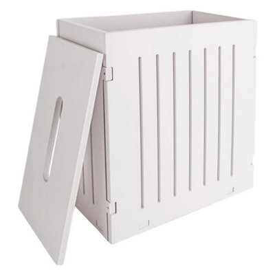Unit White Toilet Roll Cabinet Multi Purpose Tidy Box from B&Q