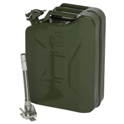 Jerry Can Petrol Diesel Container Storage Car Fuel Spout Nozzle from B&Q