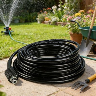 10M High Pressure Drain Jet Hose Sewer Jetter Kit For Karcher from B&Q