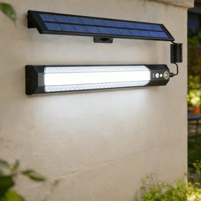 Solar Led Rechargeable Light Indoor Outdoor Garden Garage from B&Q