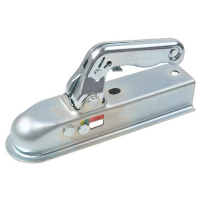  - Heavy Duty Trailer Coupler 50mm Tow Ball Hitch Coupling W/ Lock Unbraked Trailer Trailer Hitch Coupler Without Lock
