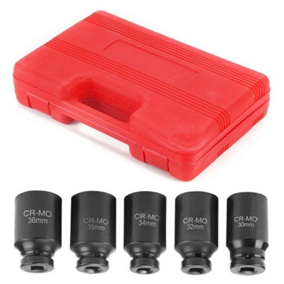 Point Axle Hub Nut Deep Impact Socket Tool Set from B&Q