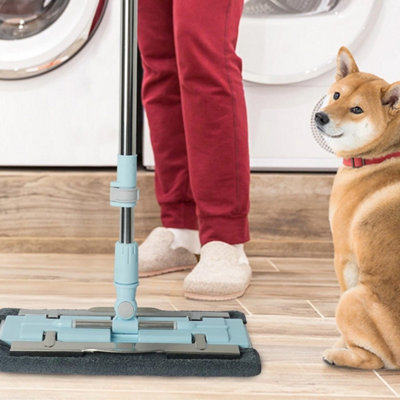 Microfibre Flat Mop For Multi-Floor Cleaning from B&Q