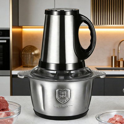 Electric Meat Grinder Mincer Food Chopper 3L from B&Q