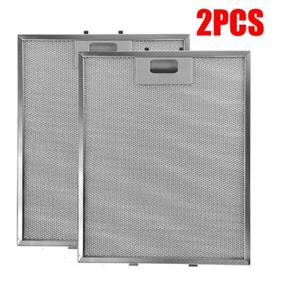 2Pcs Metal Mesh Cooker Hood Extractor Grease Filter Replacement from B&Q