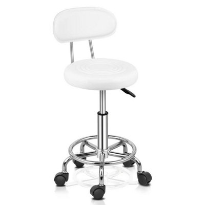 Backrest Salon Stool Massage Swivel Spa Chair Hydraulic Lift from B&Q