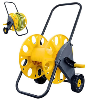 Garden Hose Reel Trolley  Portable Water Pipe Free Standing Hose Cart from B&Q