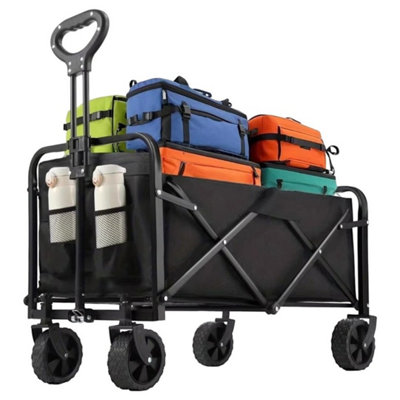 Folding Beach Trolley Wagon Cart Garden Outdoor Picnic Camping