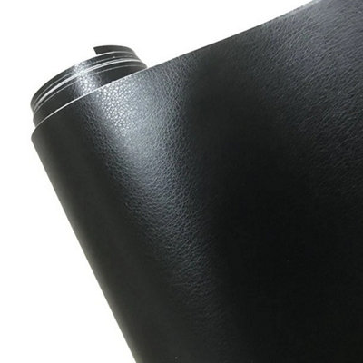 Soft Grained Faux Leather Waterproof Leatherette Upholstery Fabric from B&Q
