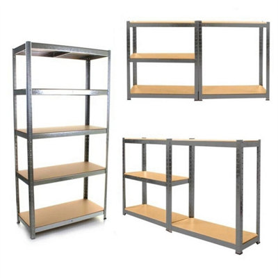  - 5 Tier Racking Shelf Heavy Duty Garage Shelving Storage