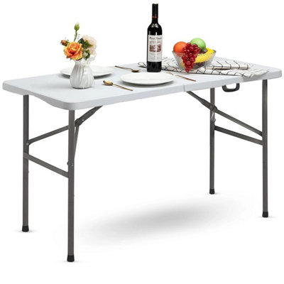 4 Feet Folding Table Catering Camping Picnic from B&Q