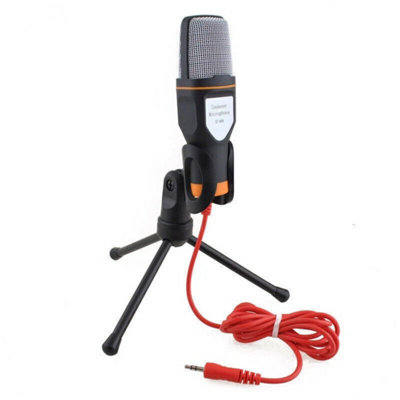  - Wired Condenser Microphone Mic With Tripod