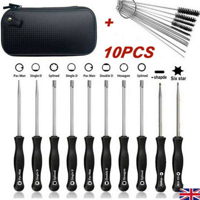 10Pcs Screwdriver Splined Carb Carburetor Adjusting Tools Kit Set Chainsaw Uk from B&Q