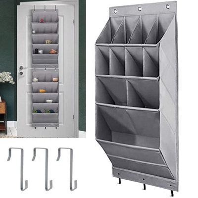 11 Pockets Large Over Door Hanging Organiser Shoe Rack Storage from B&Q