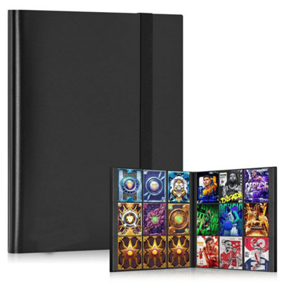 Trading Card Binder Album Folder 360 Cards Pokemon Yugioh Sleeves Case from B&Q