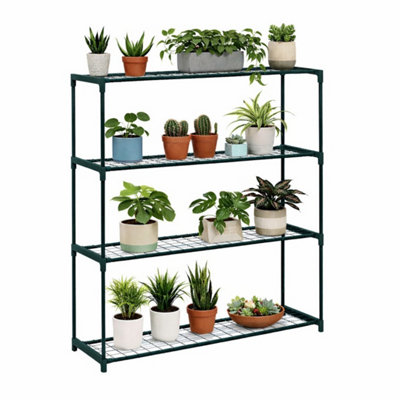 4 Tier Plant Stand Planter Holder Flower Pot Display Rack Indoor