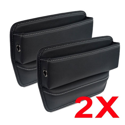 Car Seat Gap Organizer Auto Seat Storage Box Gap Filler Side from B&Q