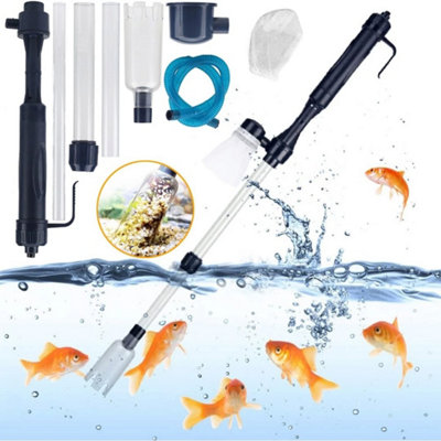 Fish Tank Cleaner Electric Aquarium Gravel Cleaner Fish Vacuum Cleaner from B&Q