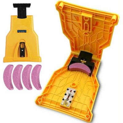 Chainsaw Teeth Sharpener Self Bar Mount Chain Grinder Sharpening from B&Q