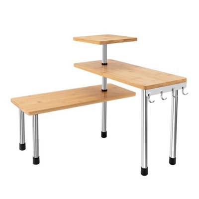  - Corner Shelf Stand 3 Tier Organizer Rack Kitchen Storage Shelves