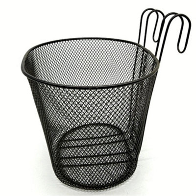  - 17L Detachable Metal Bike Basket Lift-Off Front Bicycle Basket