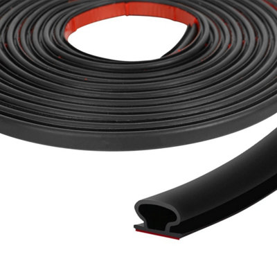  - 6M Rubber Seal Weather Strip Foam Sticky Tape Door Draught Excluder