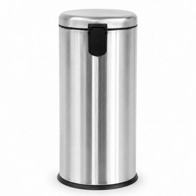  - 30L Stainless Steel Pedal Kitchen Waste Bin With Soft Close Lid