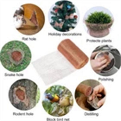 6M Pure Copper Mesh Blocker For Rat Rodent Slug Snail Soffit Garden from B&Q