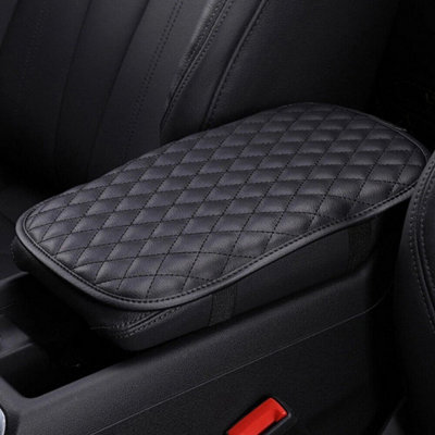 Universal Car Armrest Cushion Cover Center Console Box Pad Leather Protector