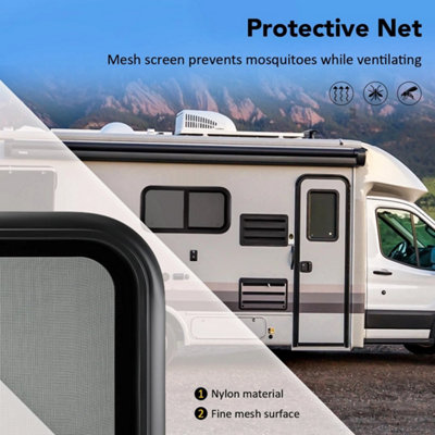 Camper Van Rv Horizontal Sliding Windows Blinds Motorhome Horsebox Conversion 500X300mm