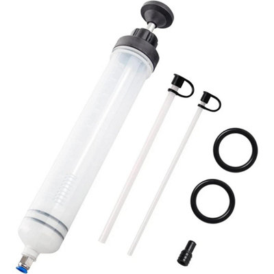 500Ml Car Oil Fluid Extractor Fluid Syringe Pump Manual Suction Transfer Filling from B&Q