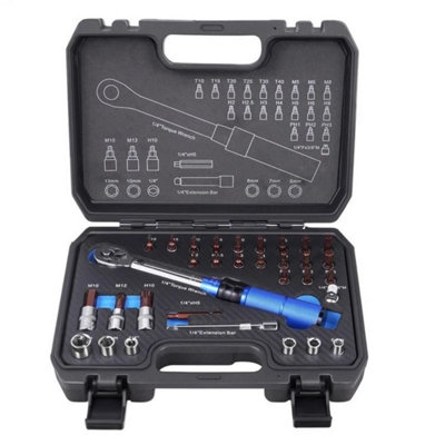 - Professional 32Pcs Adjustable Torque Wrench