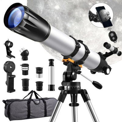 Astronomical Portable Refracting Telescopes With Tripod from B&Q