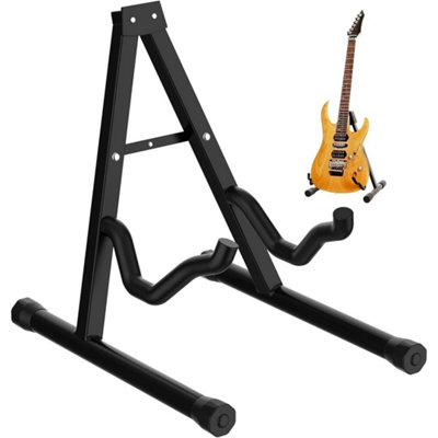 Folding Guitar Stand Foldable A-Frame Music Floor Electric from B&Q