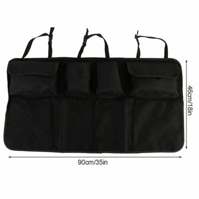 Car Boot Organiser Tidy Back Seat Storage Bag Hanging Pocket from B&Q