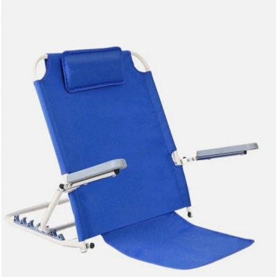  - Folding Heavy Duty Disability Adjustable Bed Back Rest Bed Support W/ Armrest