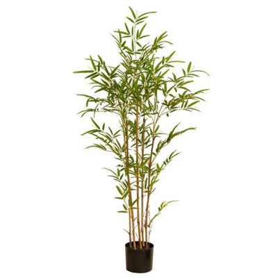 120Cm Faux Potted Artificial Bamboo Bonsai Tree Plant Indoor Outdoor Landscape Decor