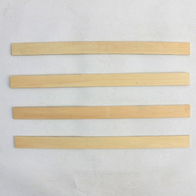  - 10Pc 760X53X10mm  Length Replacement Bed Slats King Sprung Wooden Bed Slats 53mm
